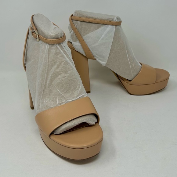 Vince Camuto Tan Block Heel Sandals - Picture 4 of 7